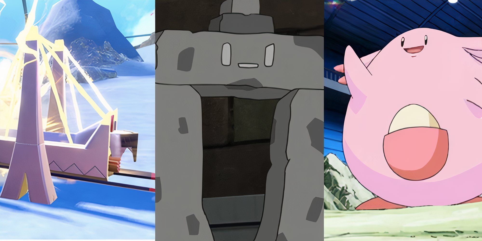 Archaludon Stonjourner Chansey Pokemon