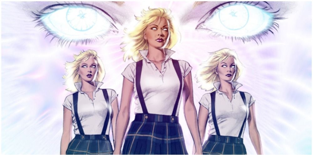 The three Stepford Cuckoos linked via brainwaves