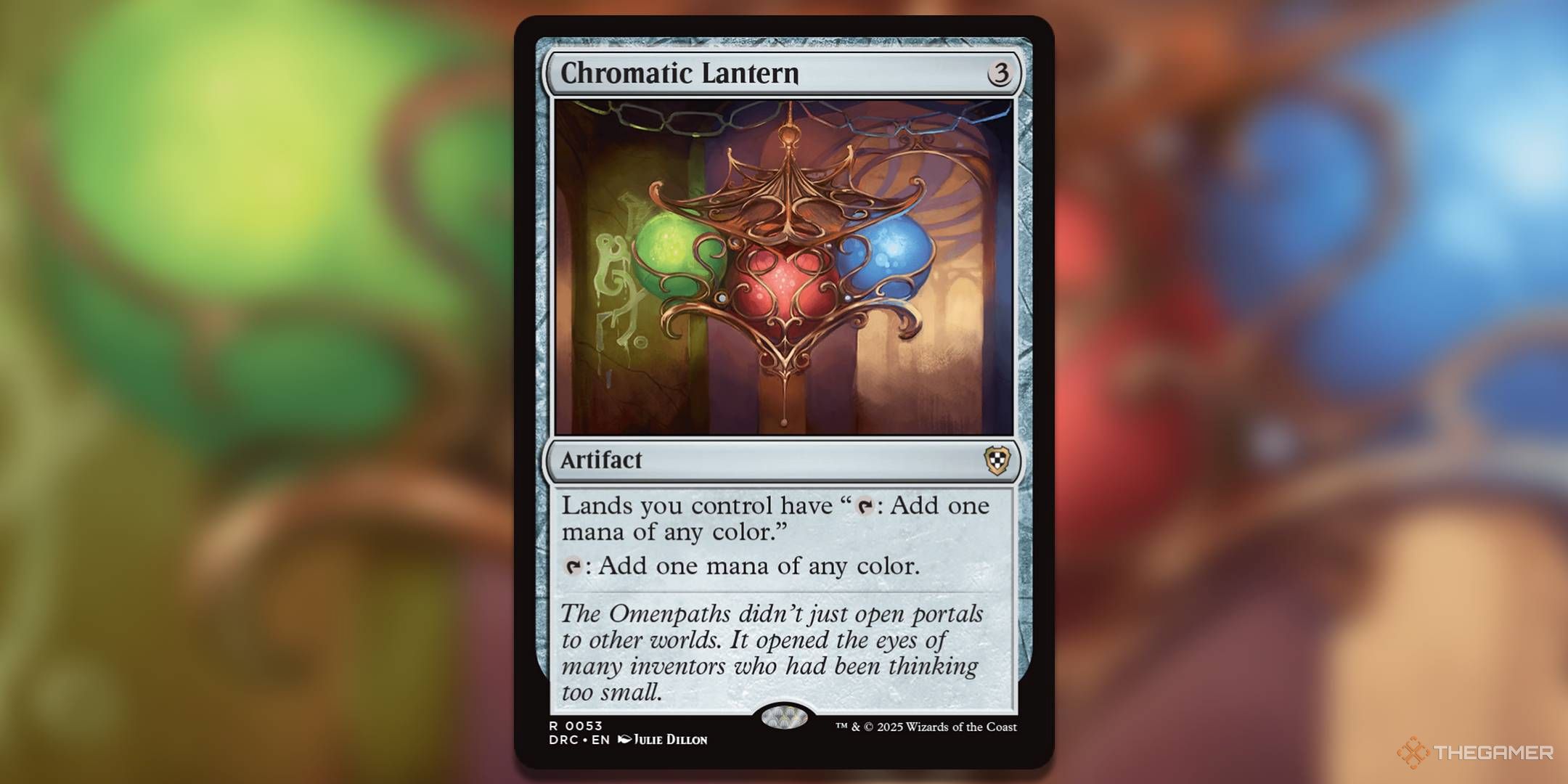 Image of Chromatic Lantern card in Magic: The Gathering.