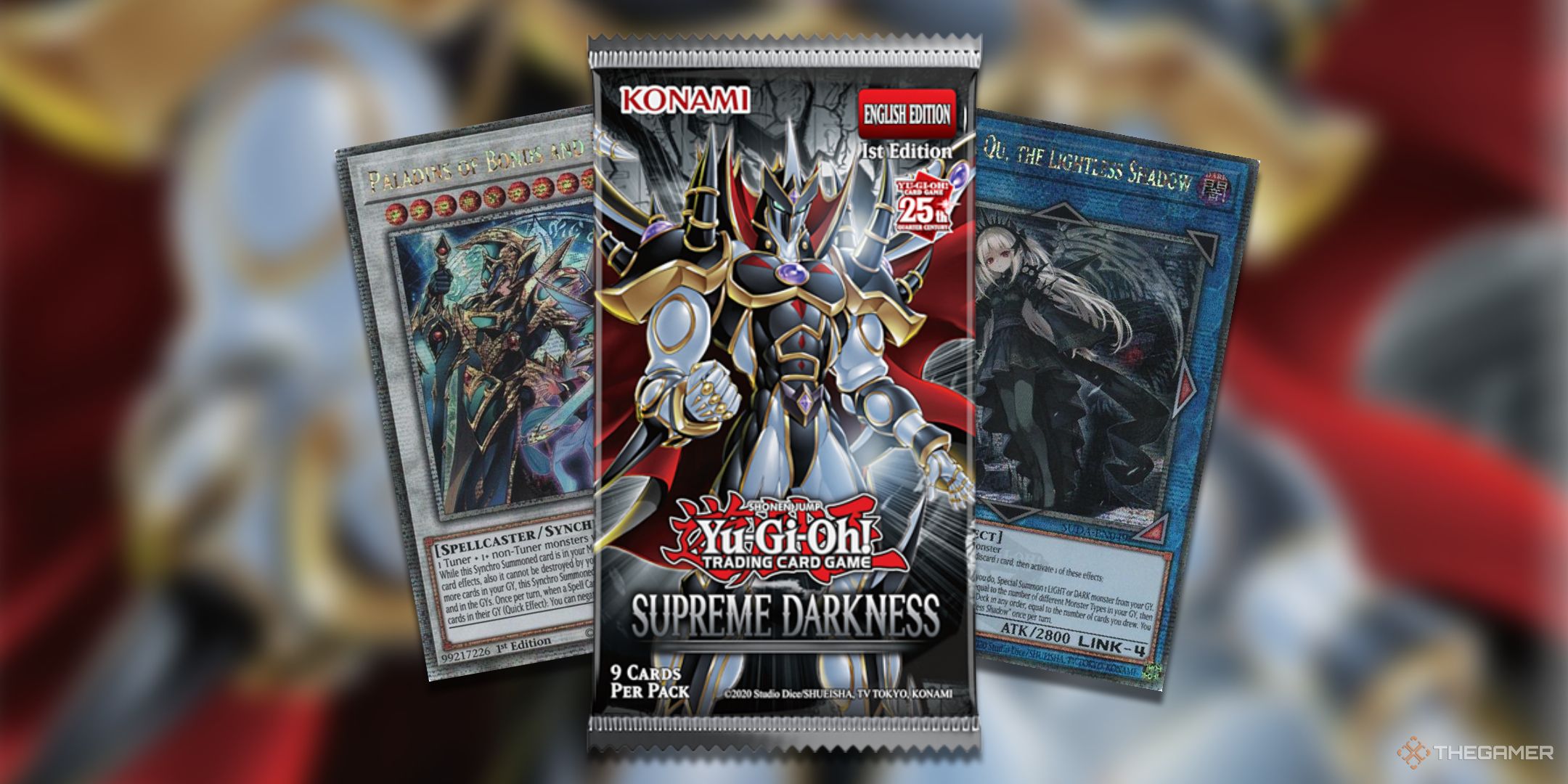 A Pack of Supreme Darkness and valuable cards from Yu-Gi-Oh! TCG.