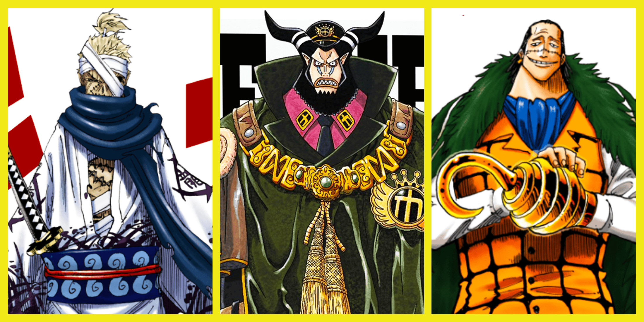 One Piece Best Design Villains Ryuma Magellan Crocodile