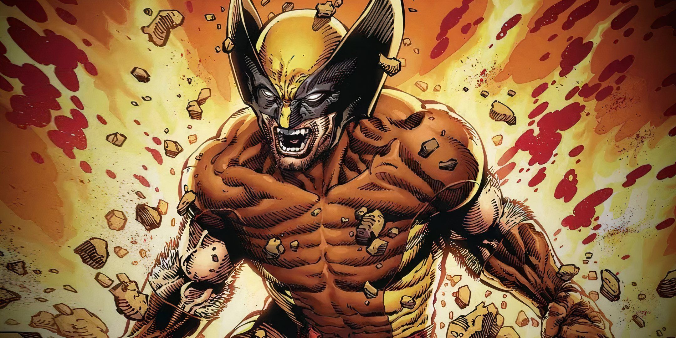 Wolverine's classic yellow and brown suit in Deadpool and Wolverine.