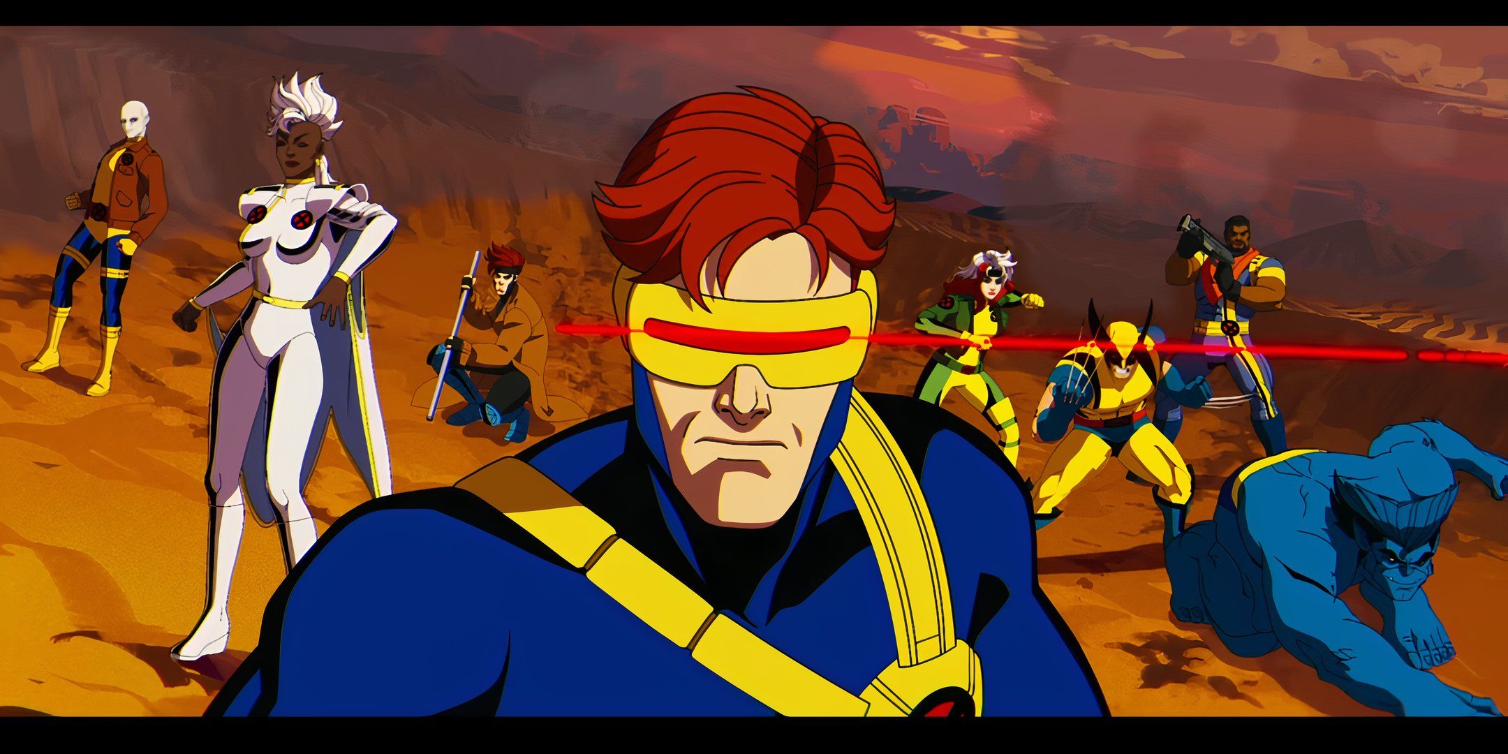 The X-Men as featured in X-Men 97.