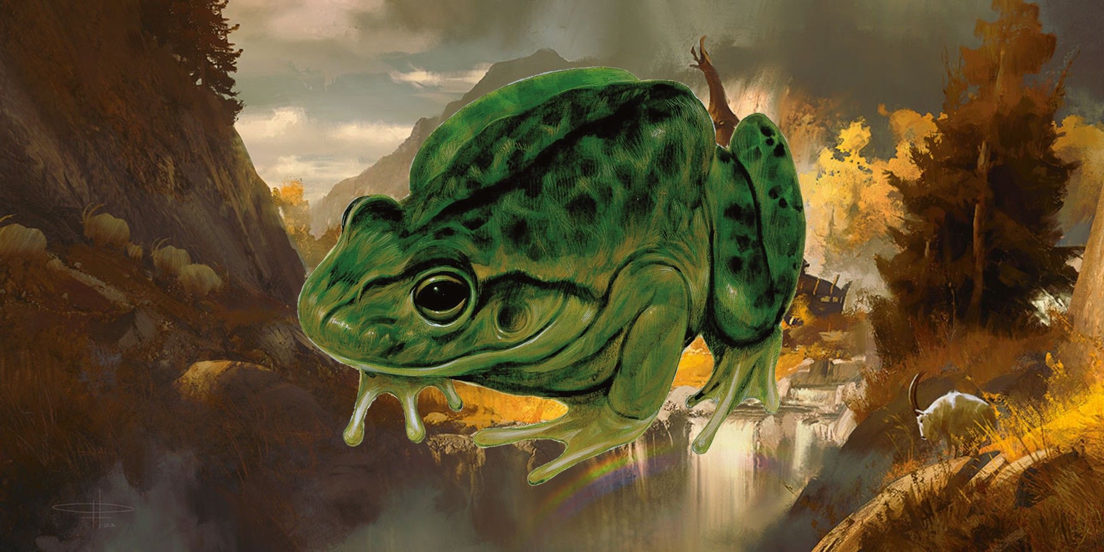 Dungeons & Dragons image showing a giant frog.