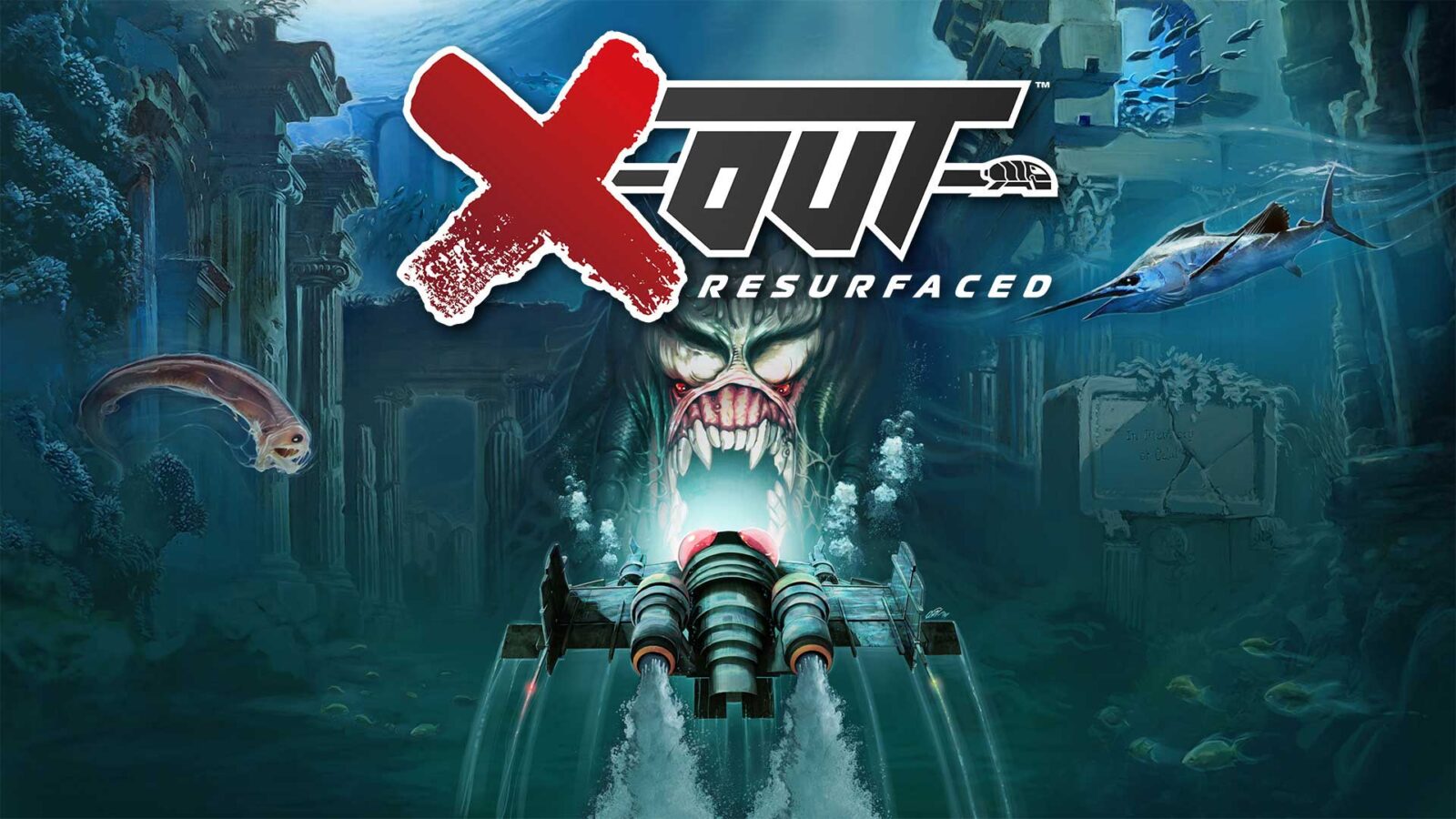 X-Out R key art