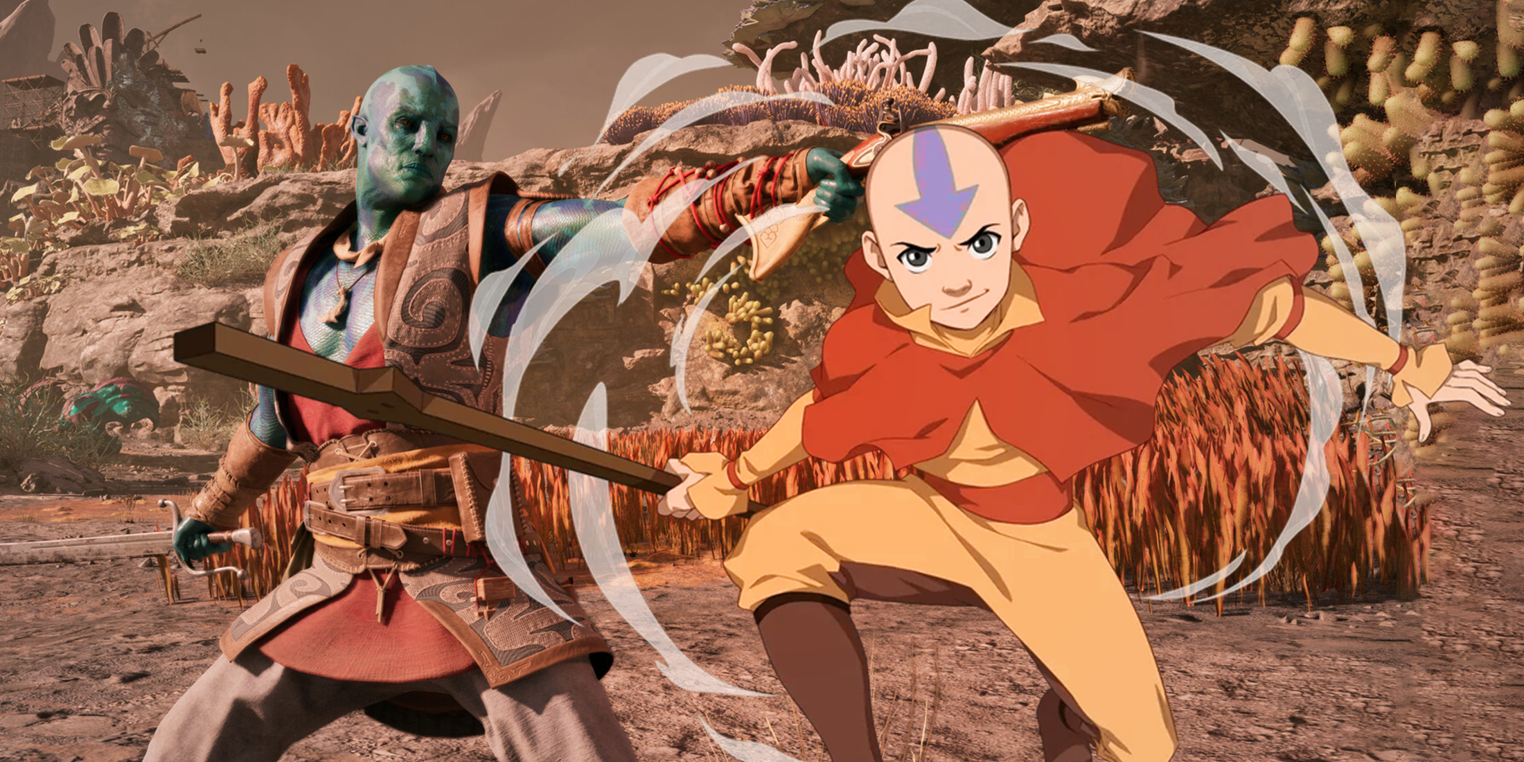 Avowed Aang from Avatar The Last Airbender 2x1 composite