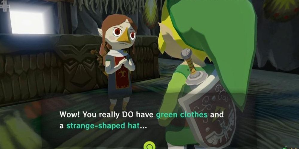 Medli talking to Link in The Legend of Zelda: The Wind Waker.