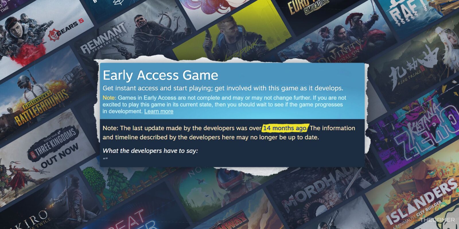 The New Steam Early Access Warnings Are Great, But Still Flawed