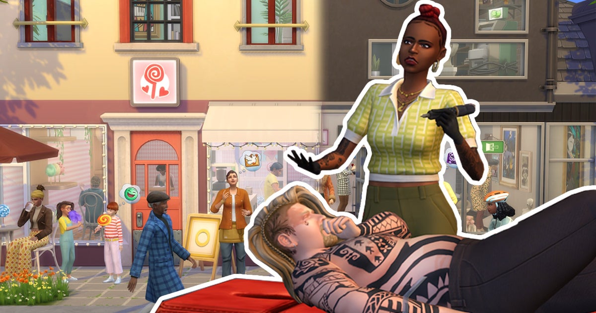 The Sims 4's next expansion lets you run your own pet cafe, laundrette, or tattoo parlour