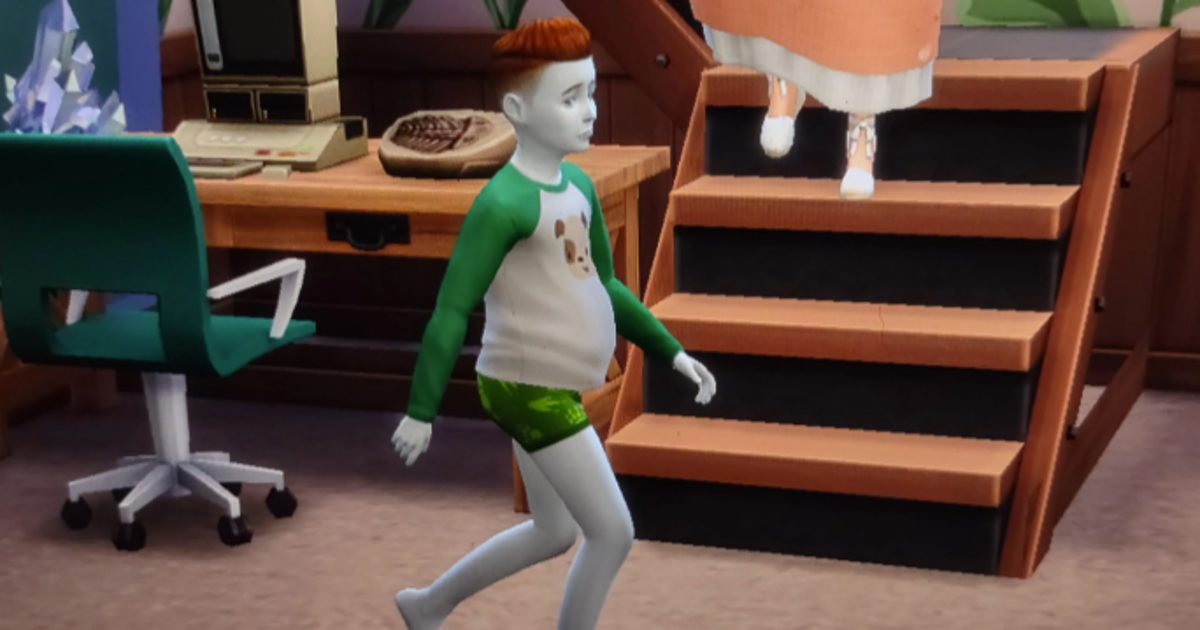 The Sims' latest patch makes some children appear pregnant, players say