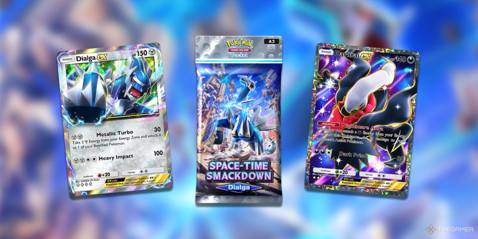 The Strongest Cards From The Pokemon TCG Pocket Space-Time Smackdown Dialga Pack