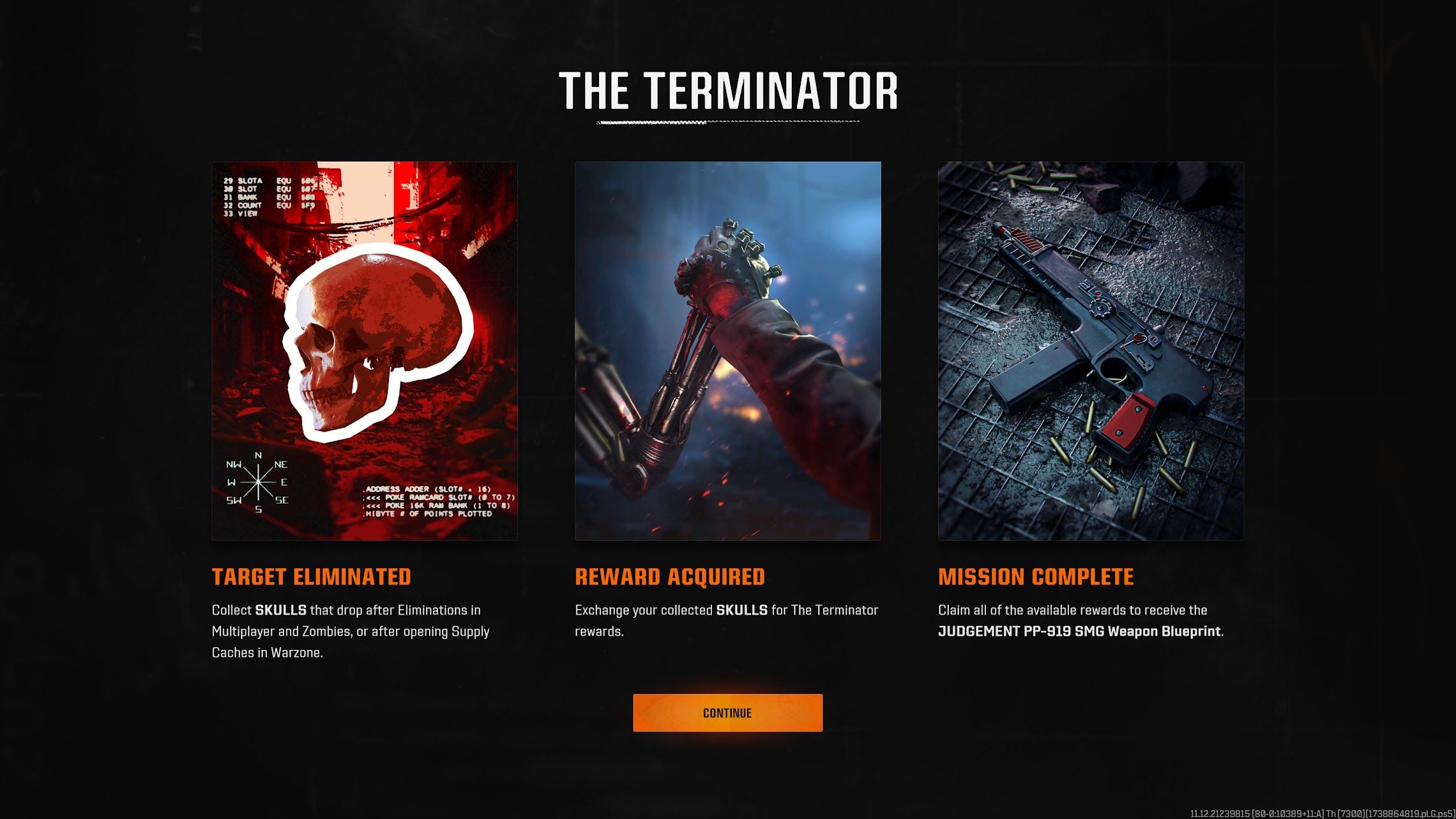 The Terminator event preview tab - bo6