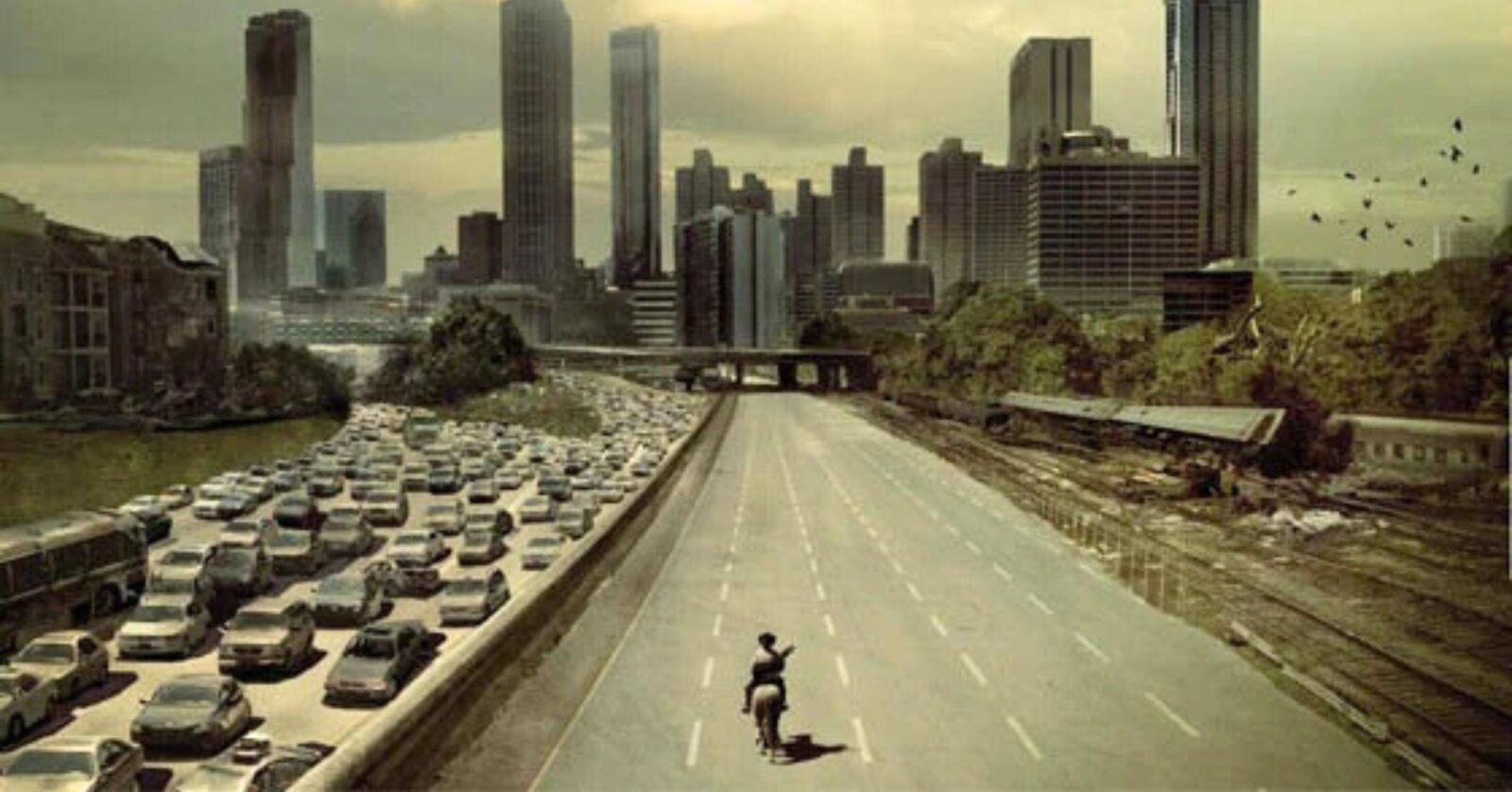 The Walking Dead Behind-The-Scenes Image Reveals How Show’s Iconic Shot Was Filmed