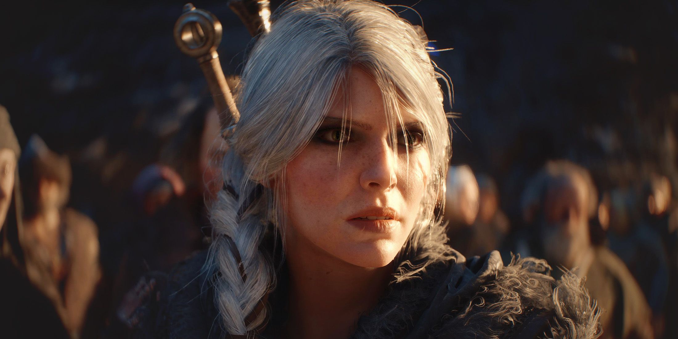 The Witcher 3 Ciri looking right close-up