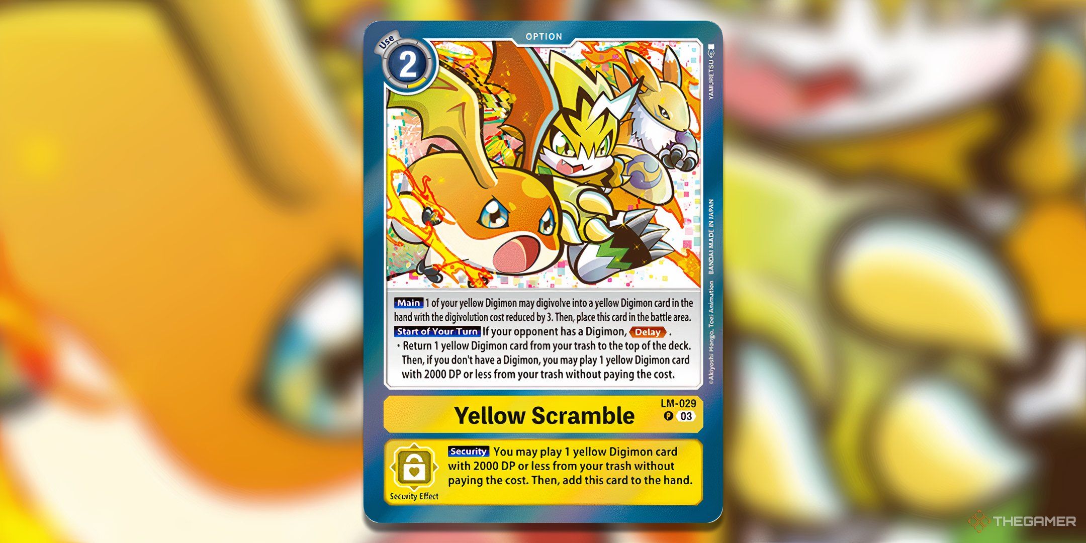 Yellow Scramble from Special Limited Set.