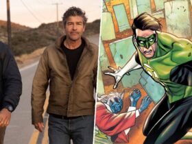 The first look at Aaron Pierre and Kyle Chandler's Green Lantern TV series is here – and DC fans are losing it over Hal Jordan's ring