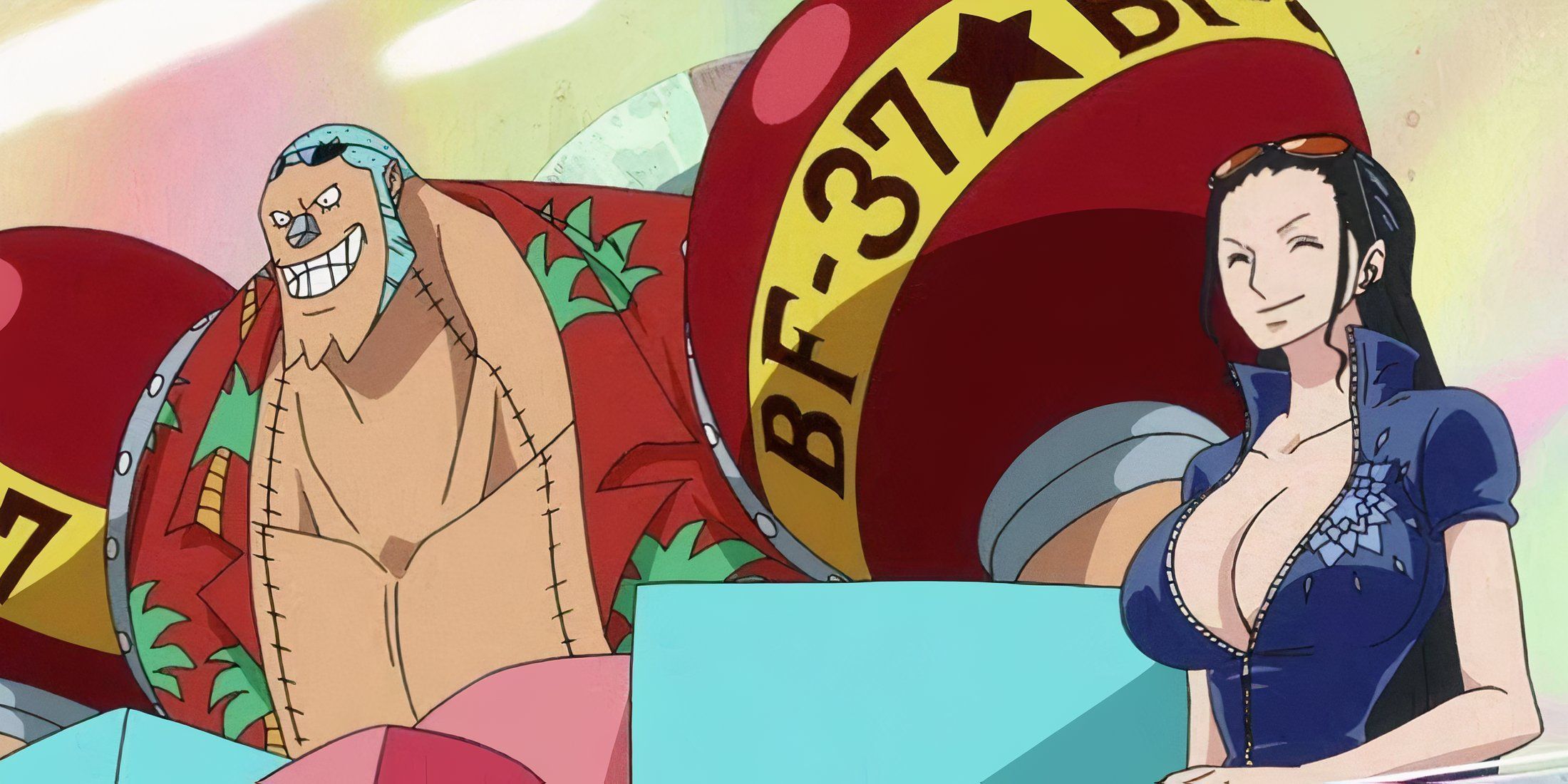 Franky Robin One Piece Smile