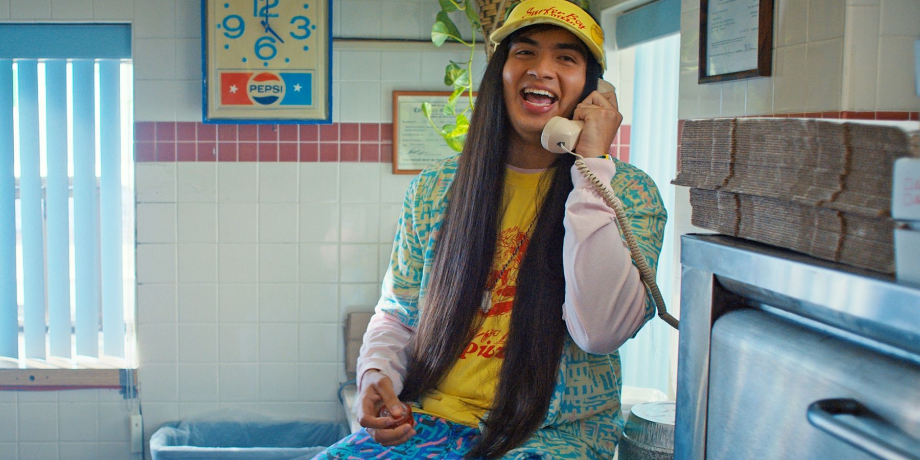 Eduardo Franco as Argyle talking on the phone in Stranger Things season 4