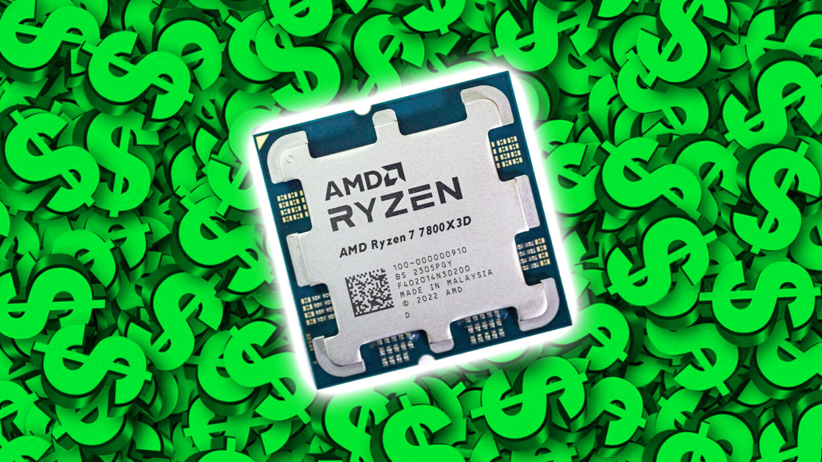 This lucky gamer managed to buy an AMD Ryzen 7 7800X3D gaming CPU for just $99