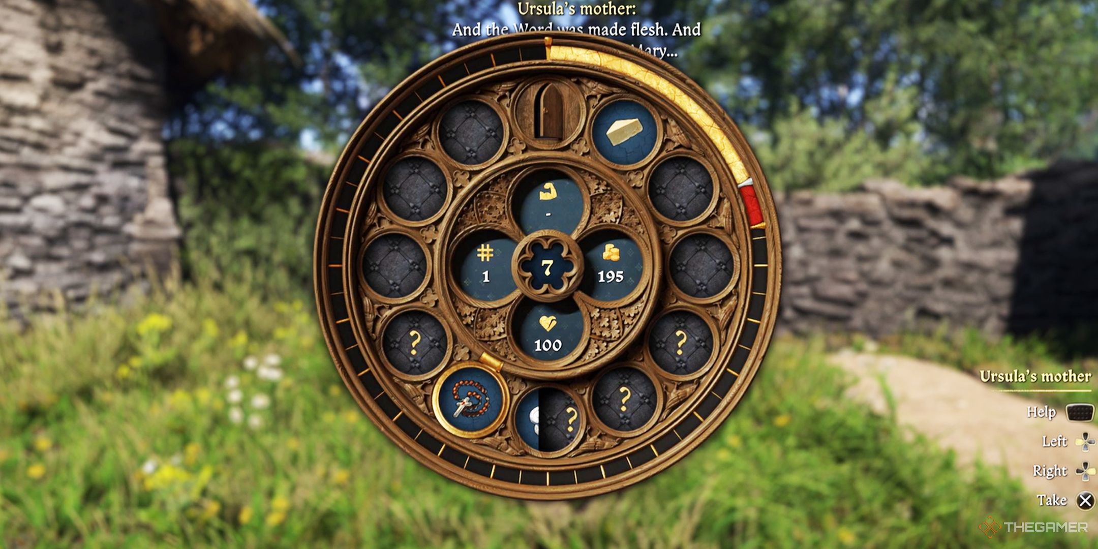 Kingdom Come Deliverance 2 pickpocketing minigame menu screen.