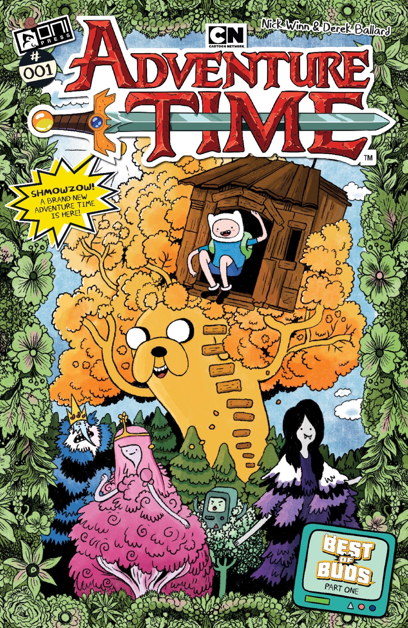 Adventure Time #1 cover D by Tillie Walden.