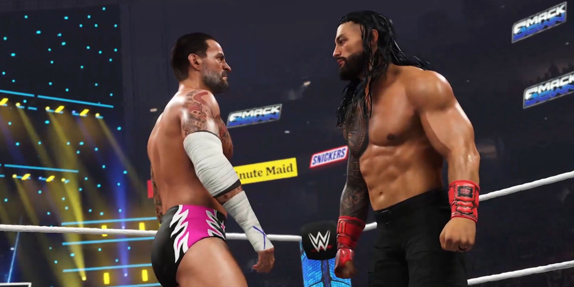 WWE 2K25 Punk Vs Roman