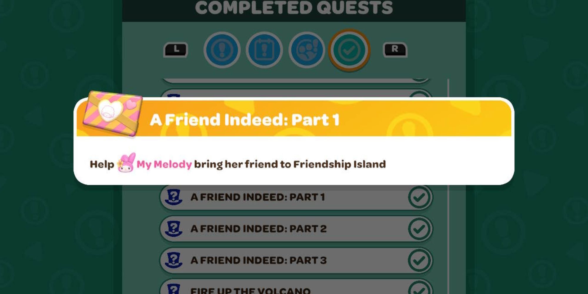 hello kitty island adventure a friend indeed quest