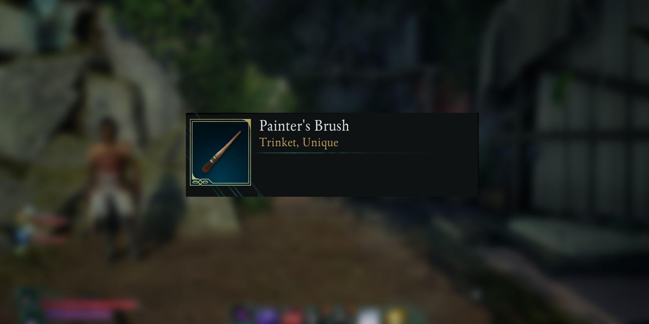 Painter's Brush tooltip in Avowed