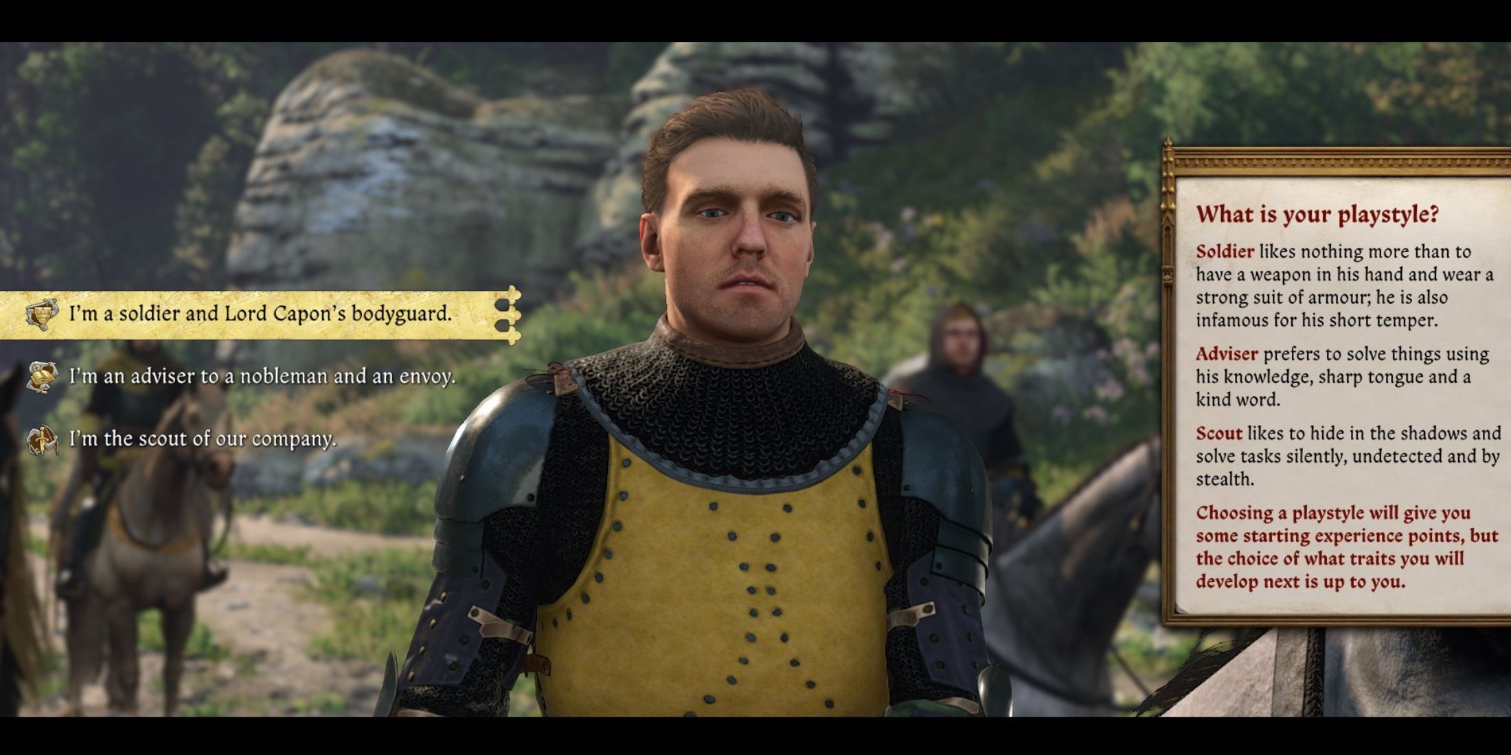 choosing a playstyle in kingdom come deliverance 2