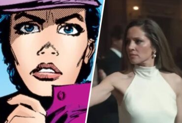 Heather Glenn in the comics and Heather Glenn in the Daredevil: Born Again streaming show.