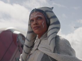 Rosario Dawson as Ahsoka Tano.