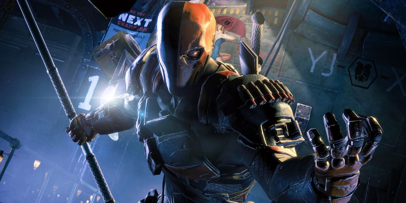 Image of Deathstroke from Batman: Arkham Origins.