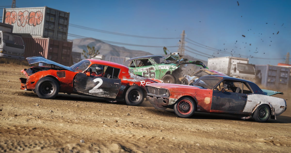 Wreckfest 2 comes out in early access next month, as you can tell by this video of rusty metal making sweet, sweet crumple zone love to other rusty metal