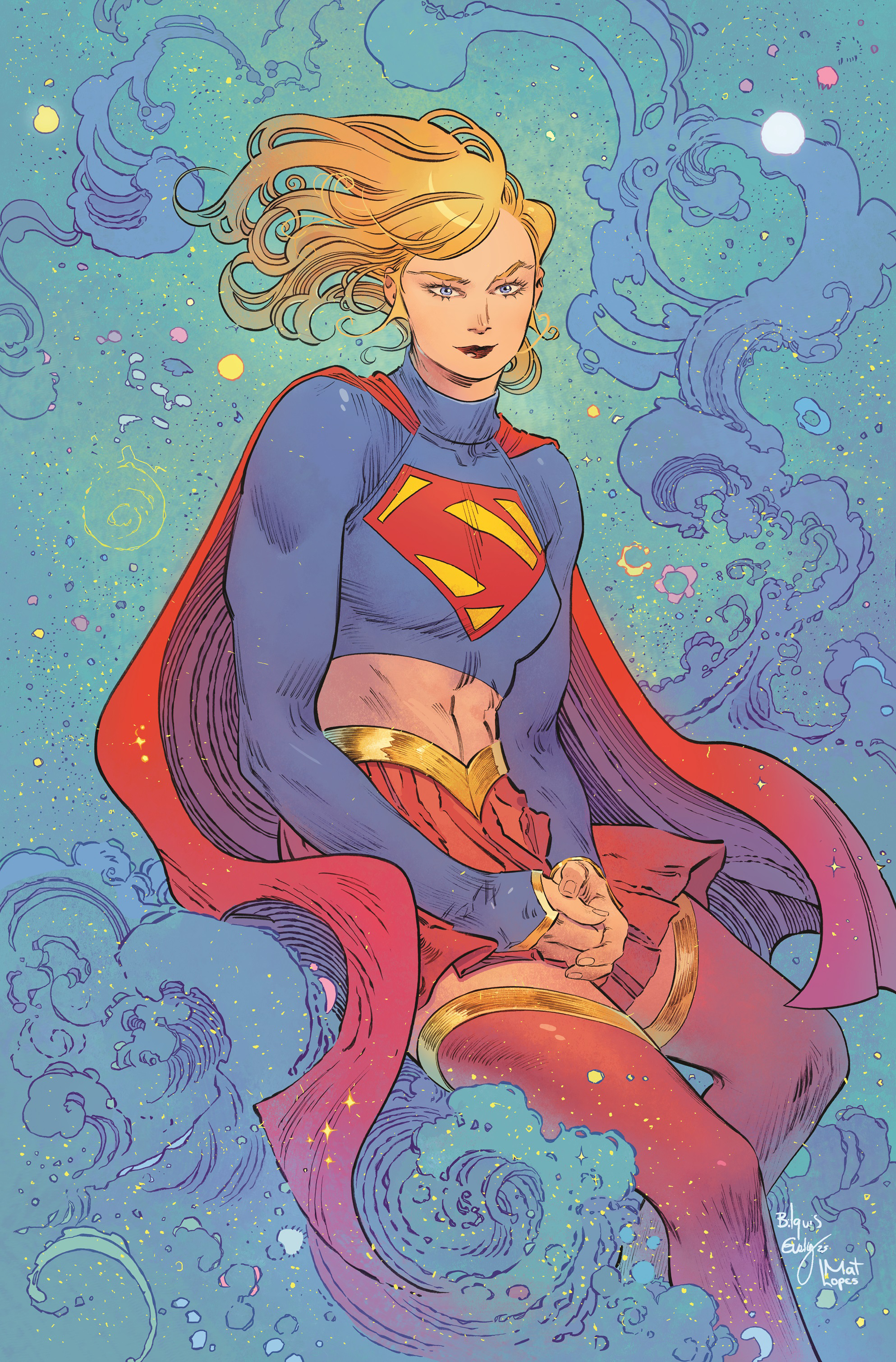 Bilquis Evely's variant cover for Supergirl #1.