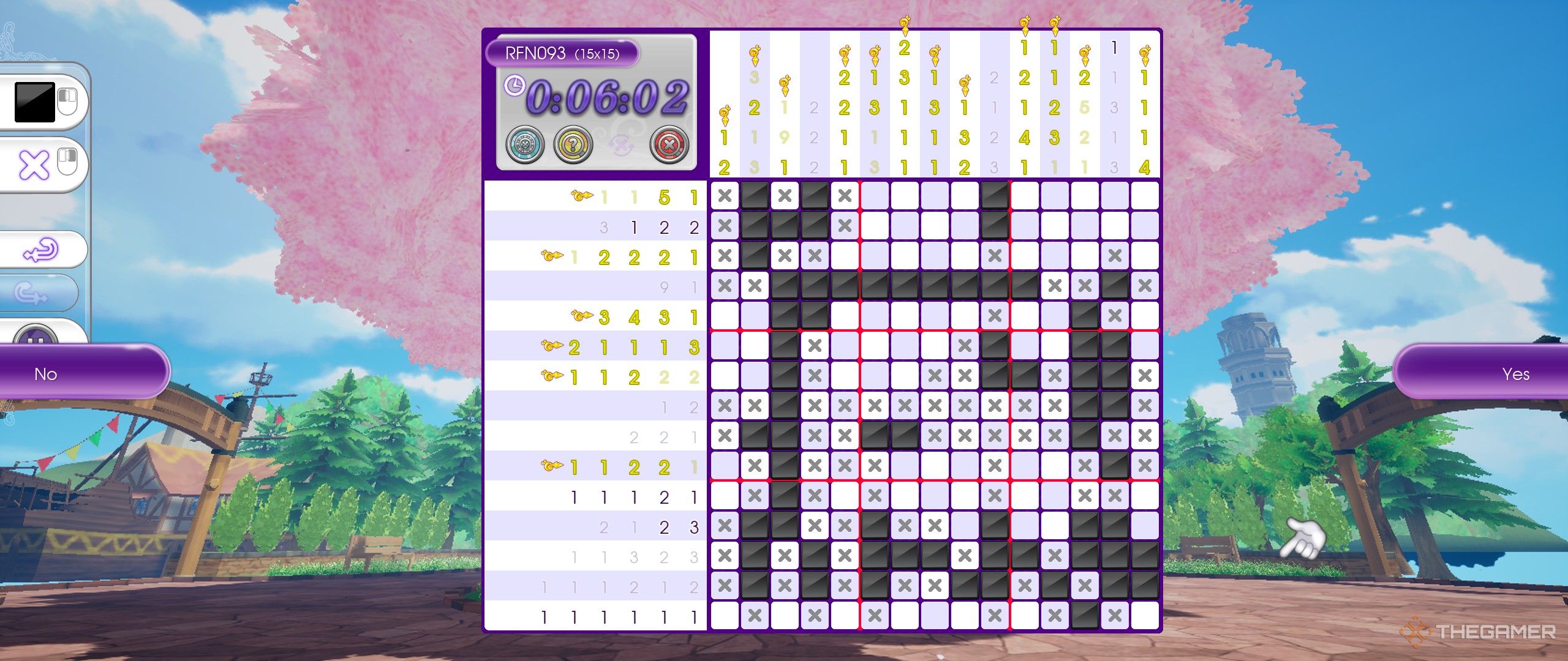 A traditional puzzle mostly solved in Piczle Cross Rune Factory.
