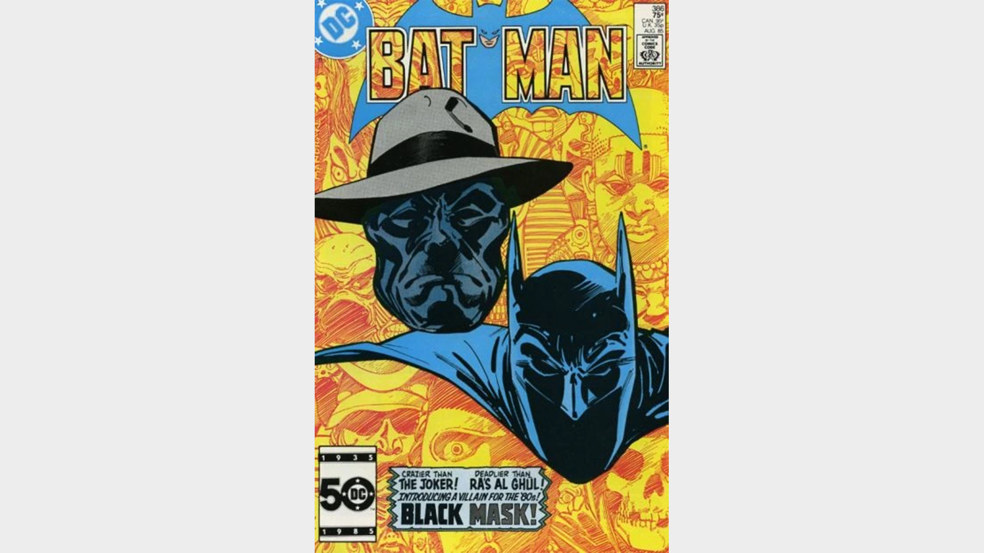 The cover of Batman #386