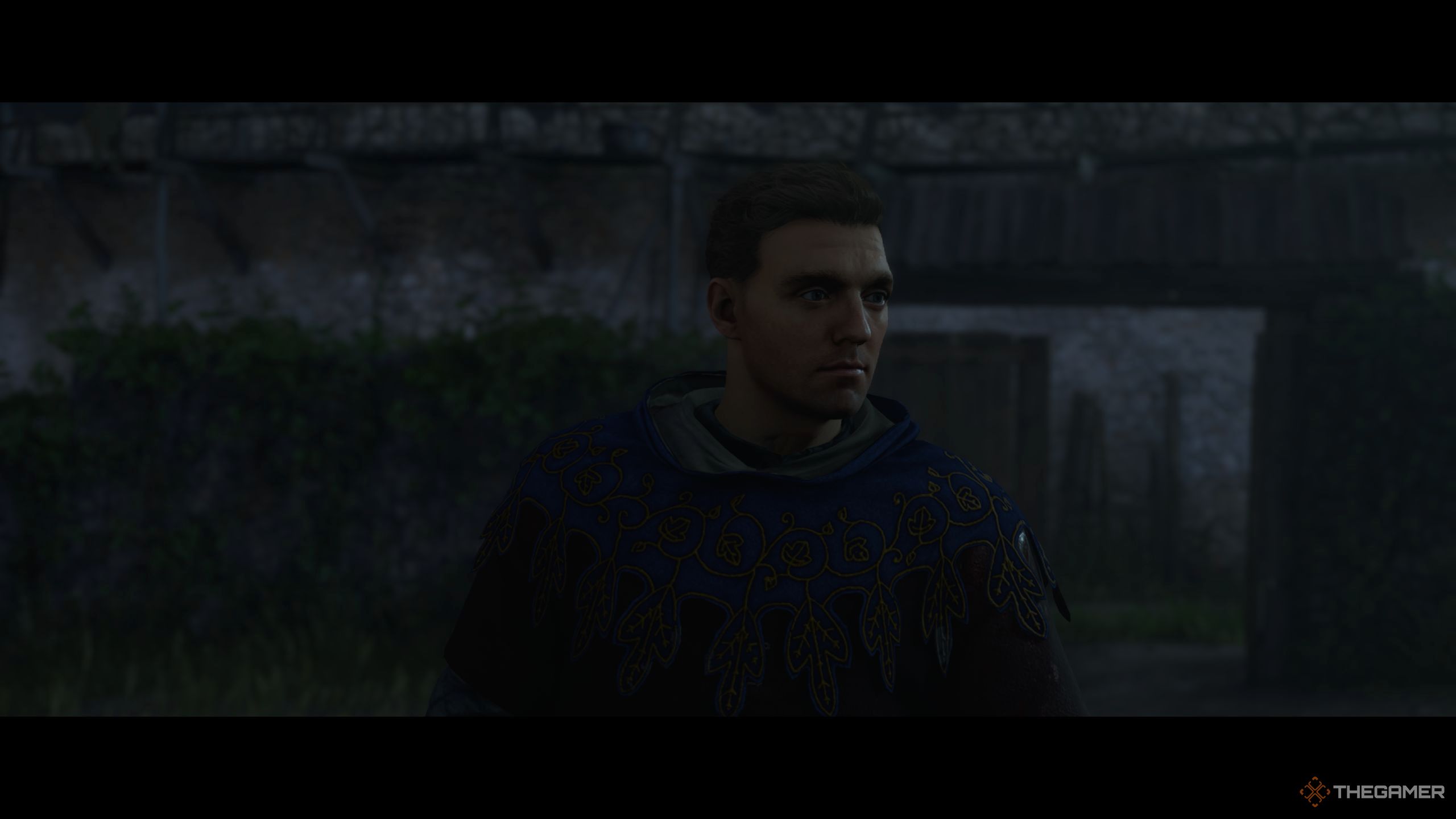 An in-game cutscene featuring Henry.