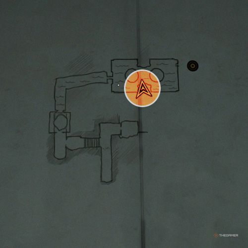 An orange circle shows the photo location of the Oceanus in Indiana Jones And The Great Circle