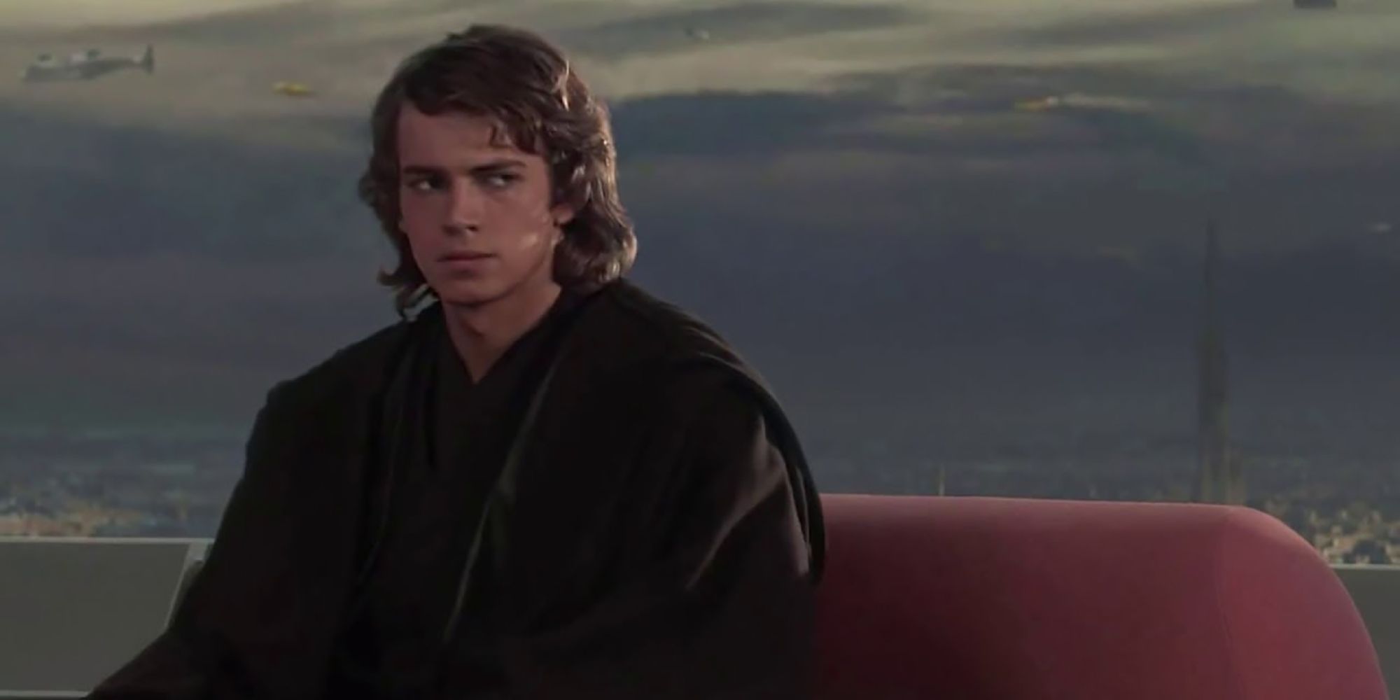 Anakin In The Jedi Council in Star Wars