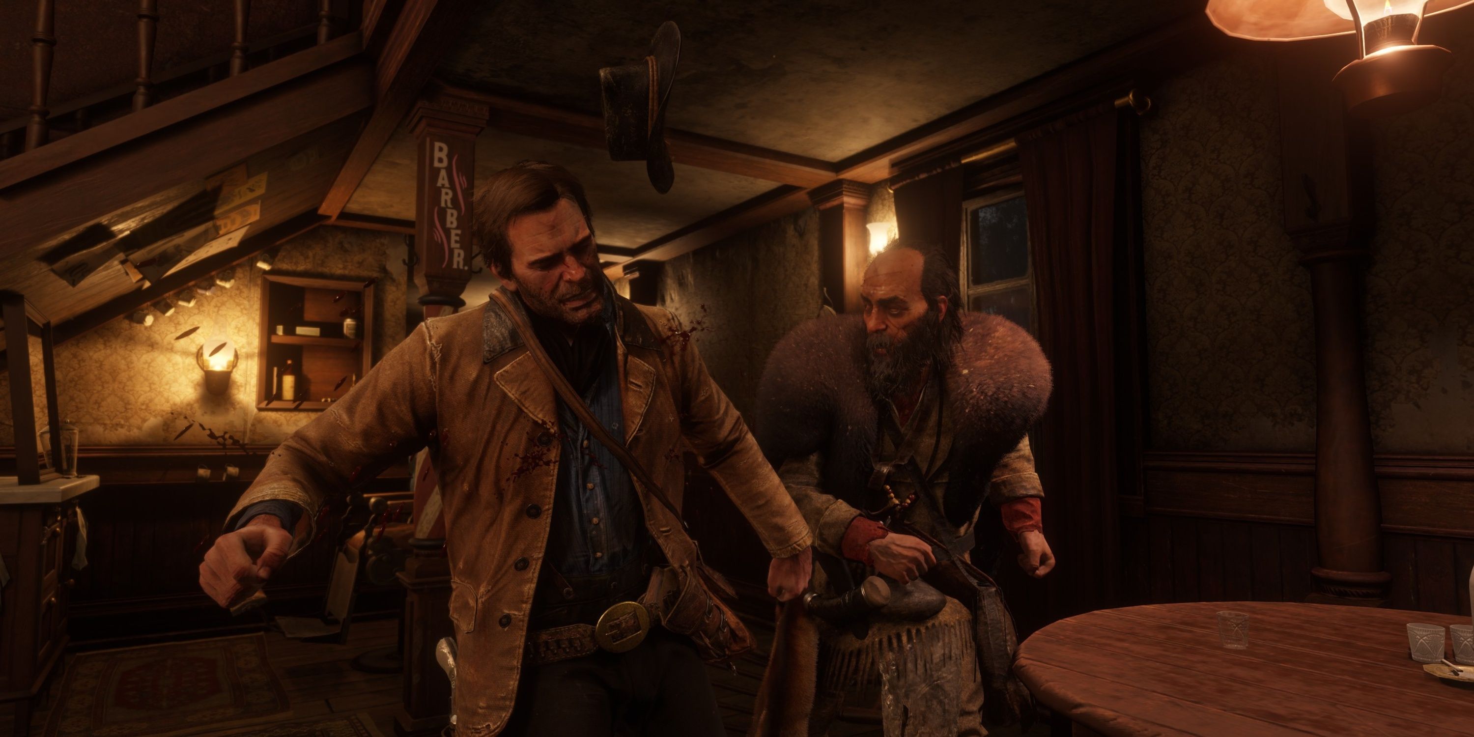 arthur morgan brawling