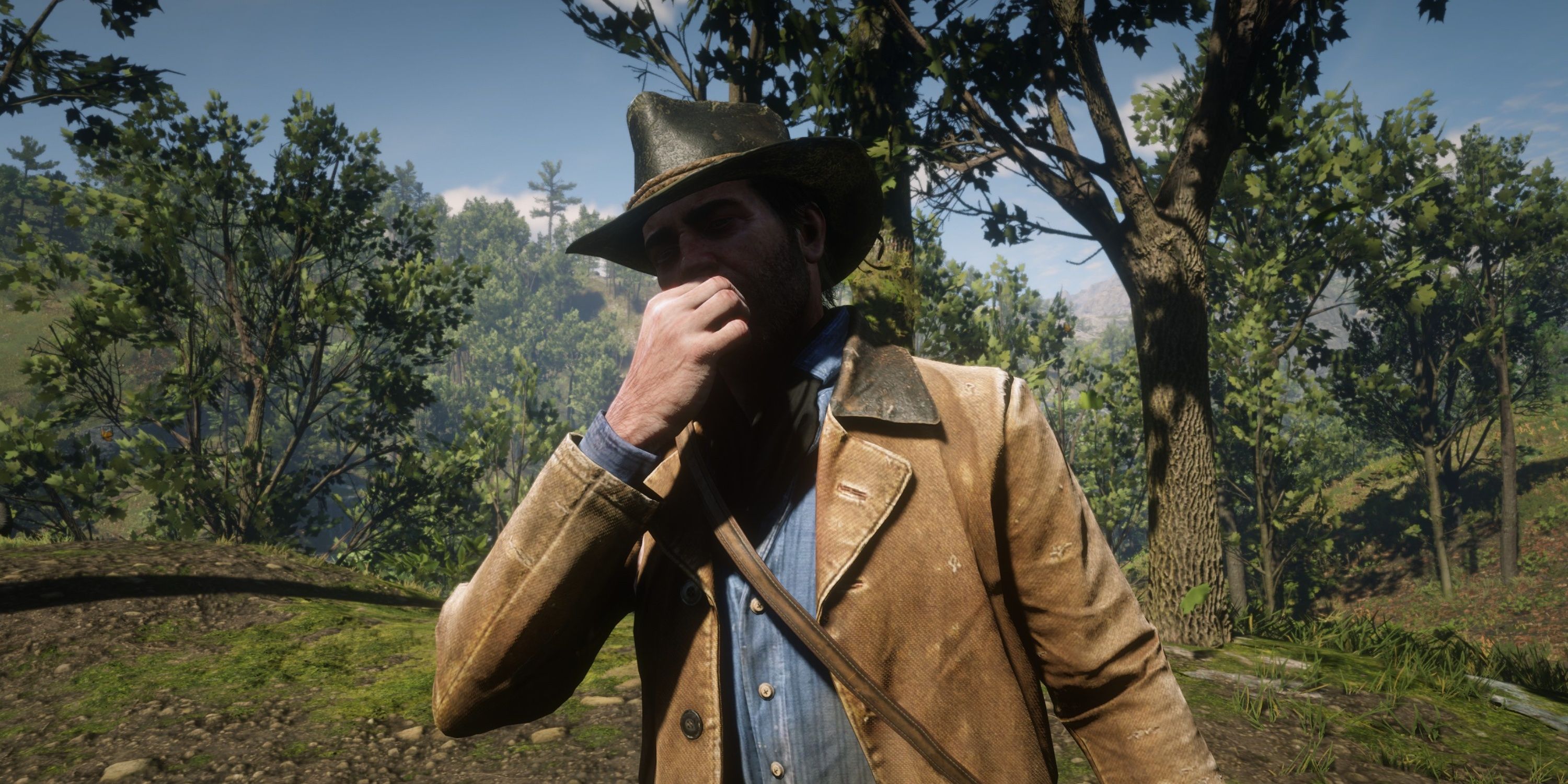 arthur morgan eats