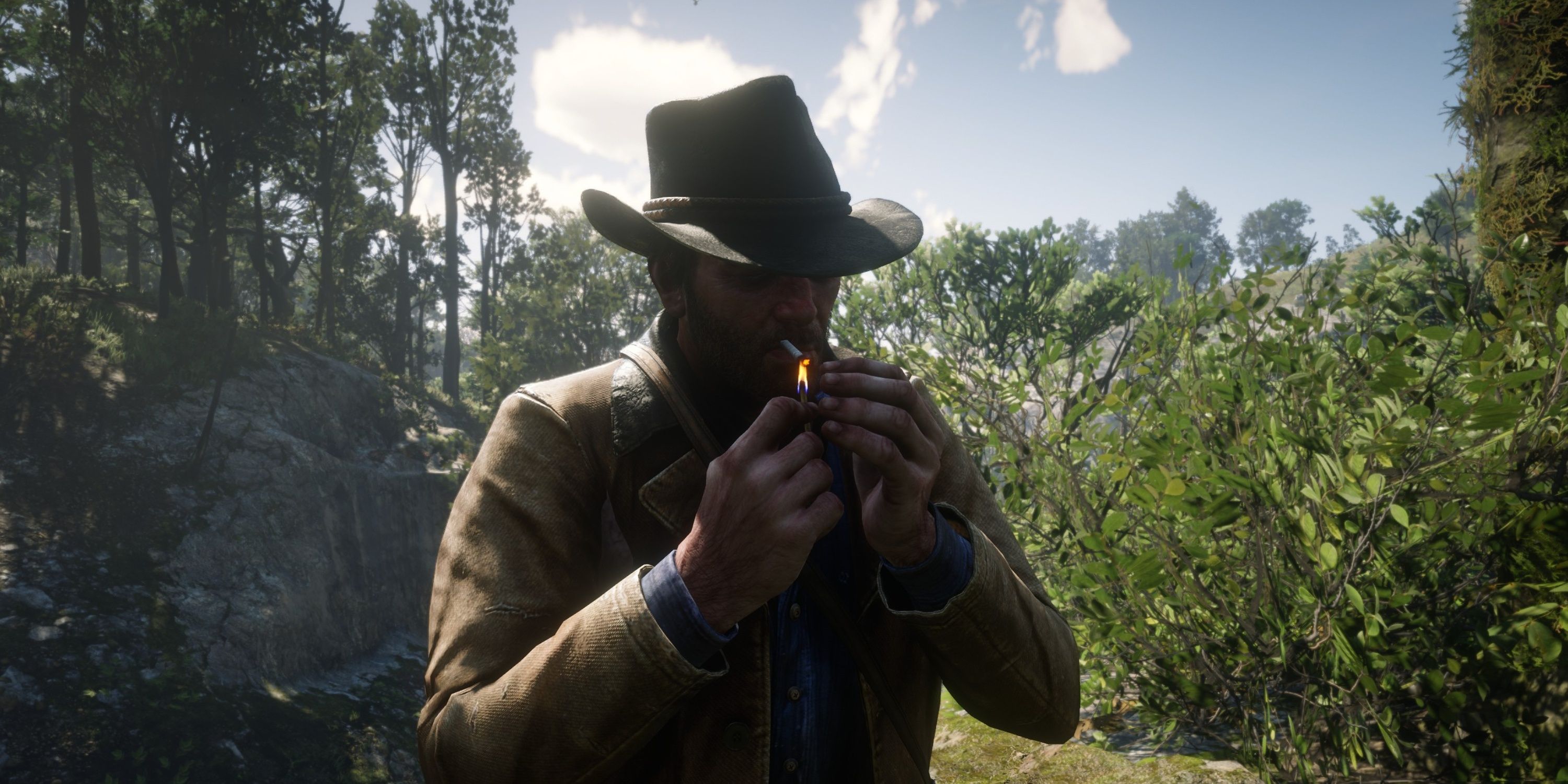 arthur morgan smokes