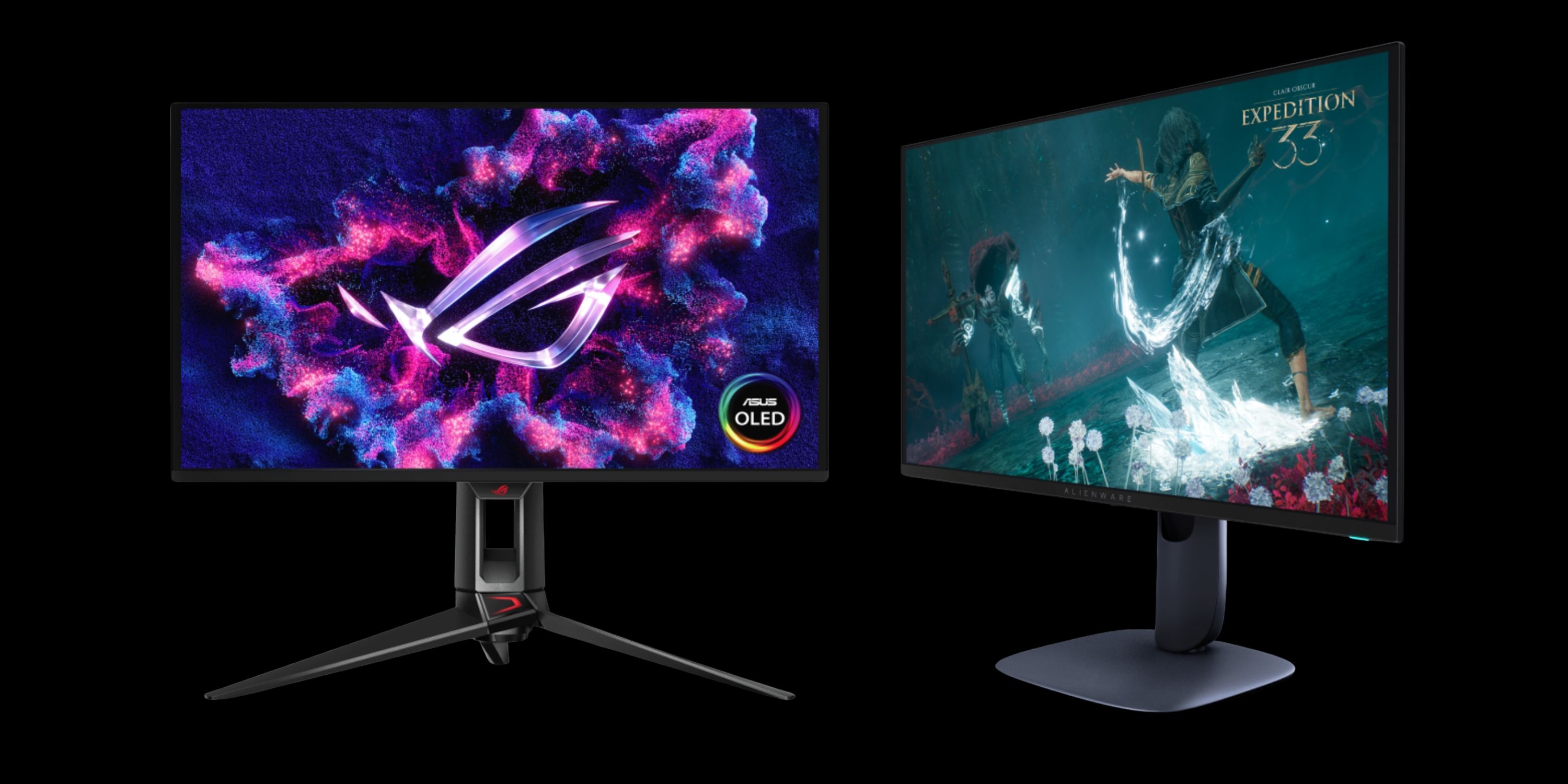 Asus and Alienware QD-OLED Monitors