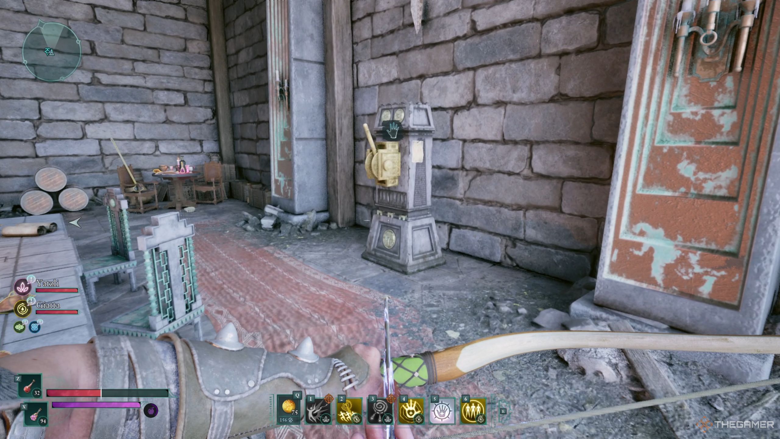 Avowed lever in Tago's Tower.