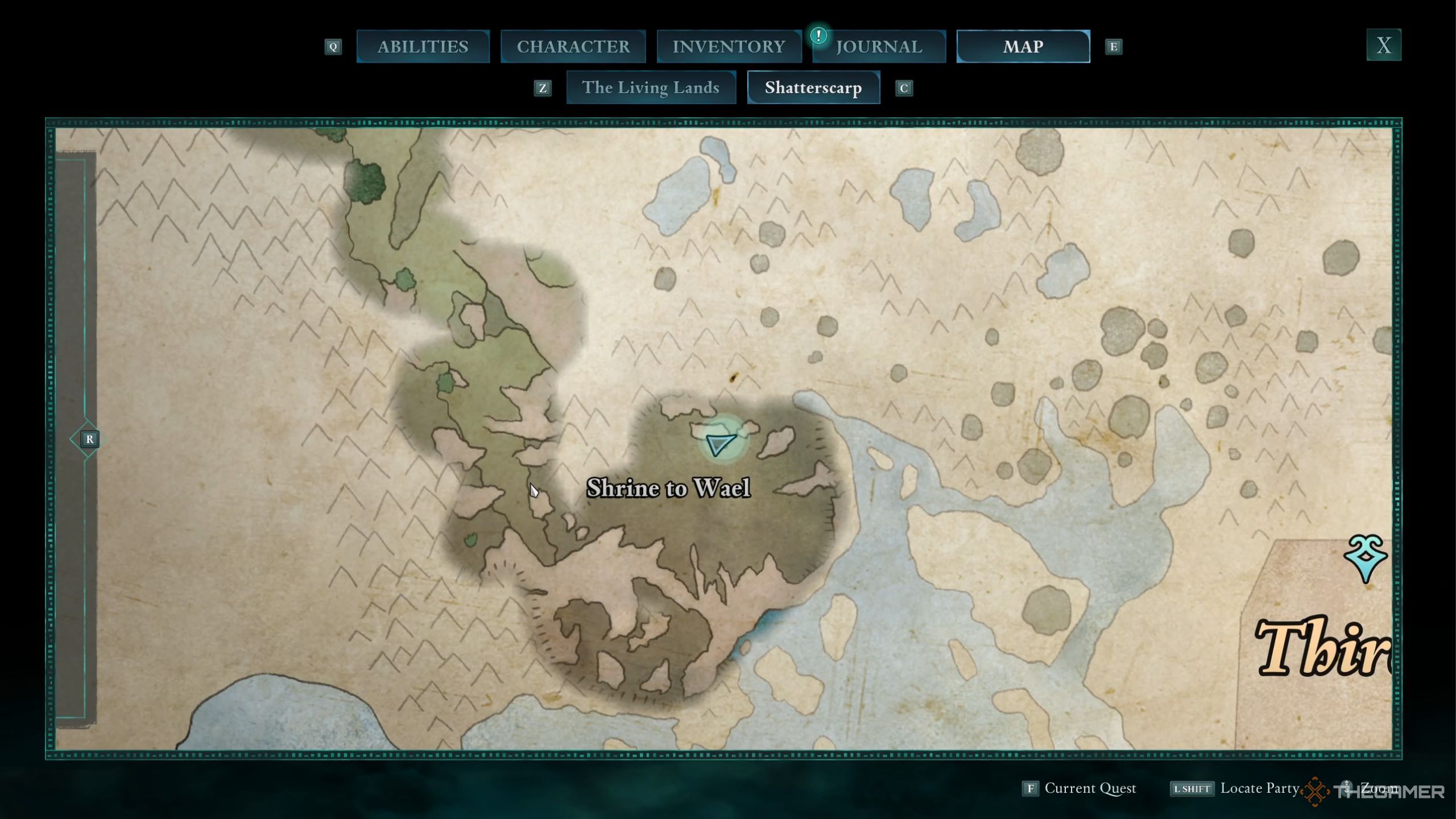 Avowed ruby eye totem location on the map.