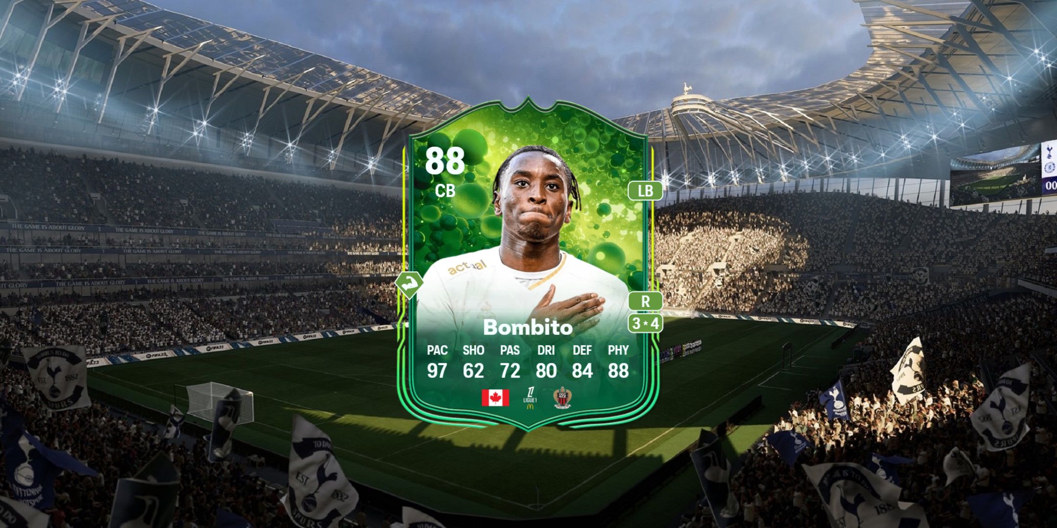 Bombito's card in EA Sports FC 25.