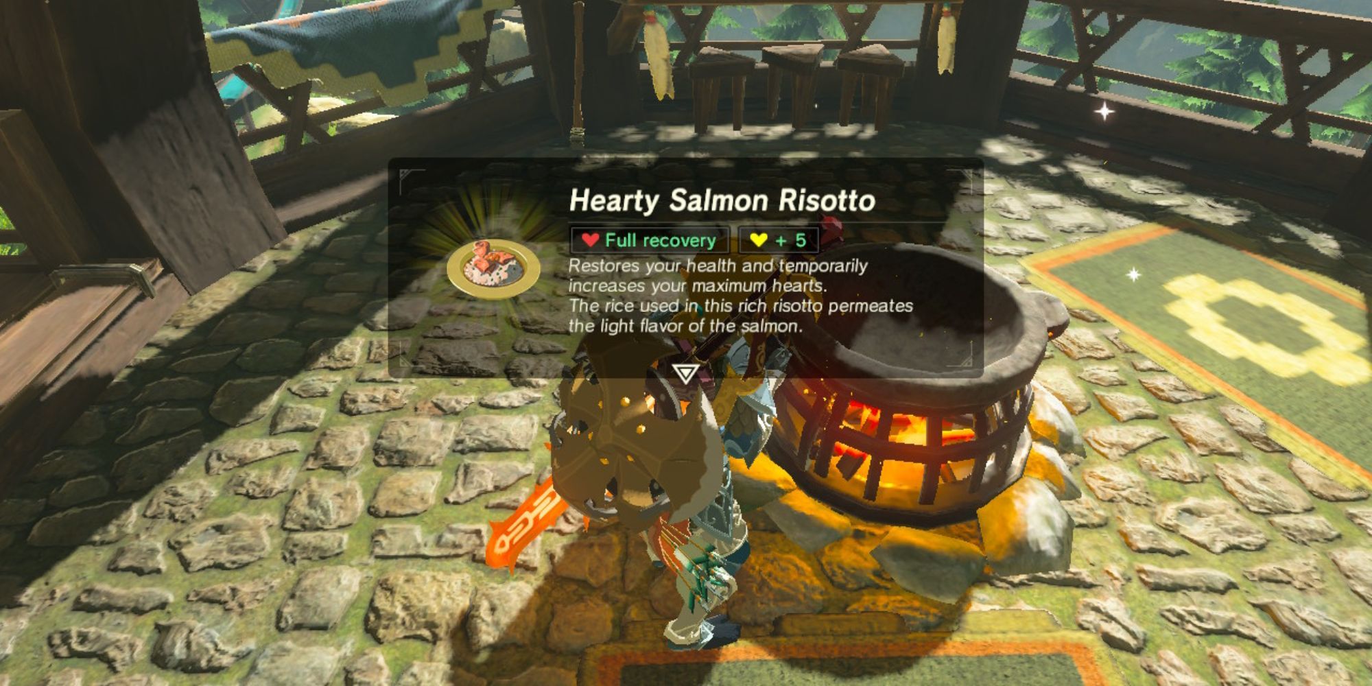 Hearty Salmon Risotto in Breath of the Wild