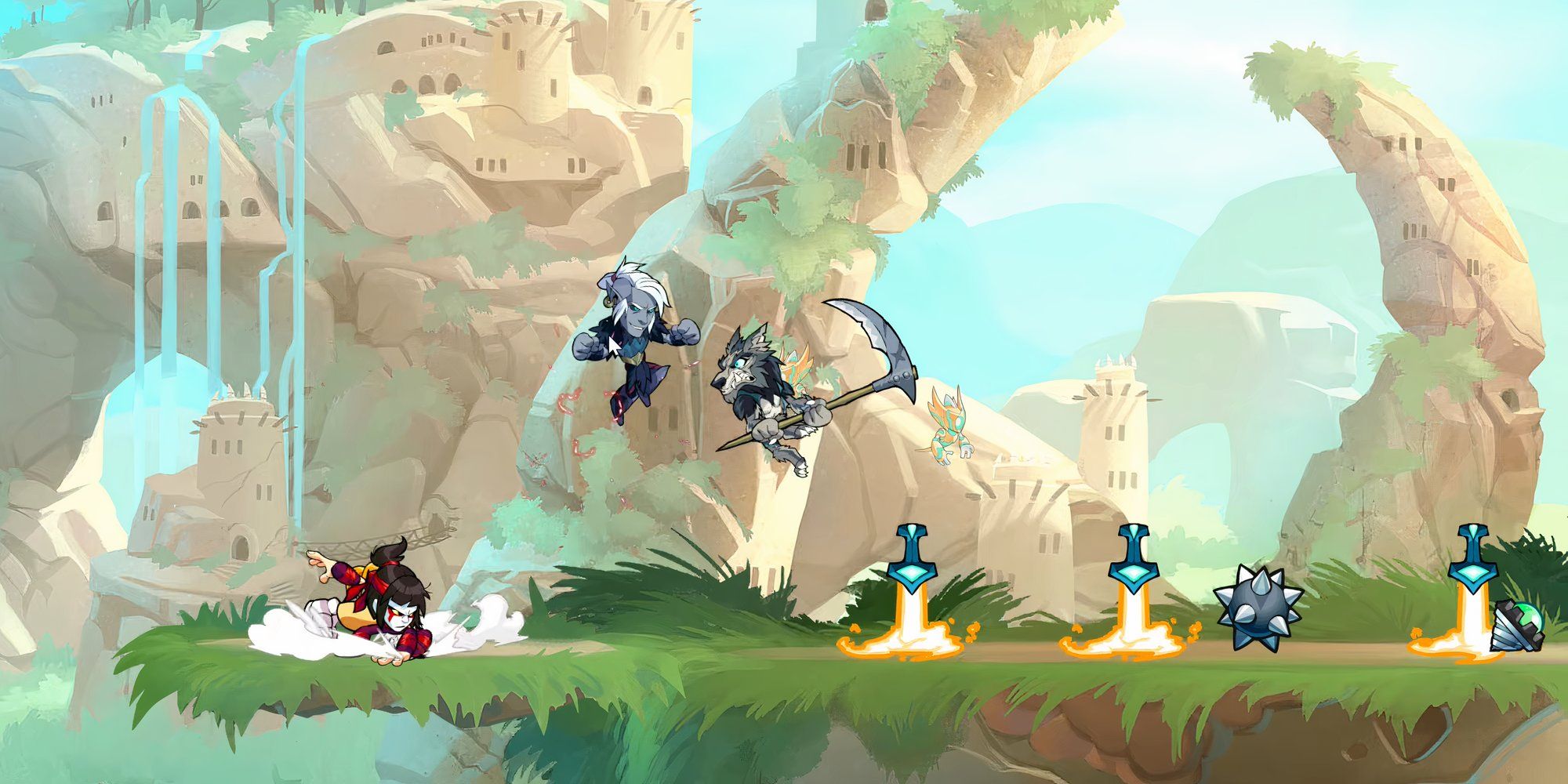 Gameplay screenshot of Brawlhalla