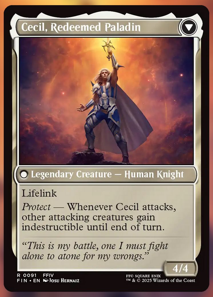 Cecil, Redeemed Paladin