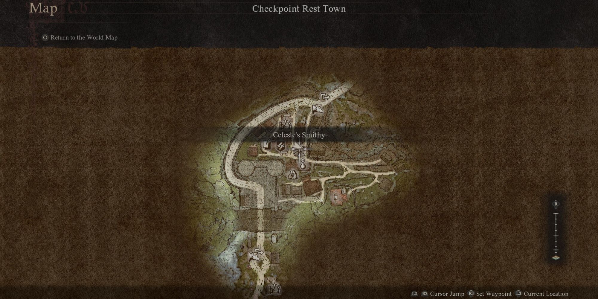 Celeste's Smithy Map in Dragon's Dogma 2